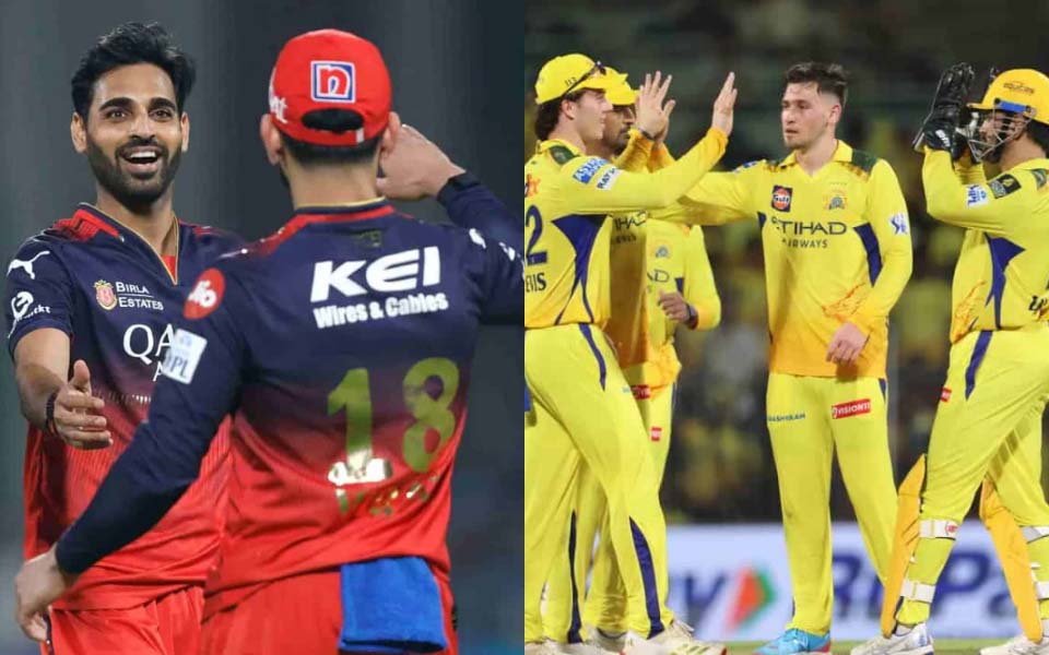 Royal Challengers Bengaluru vs Chennai Super Kings Timeline