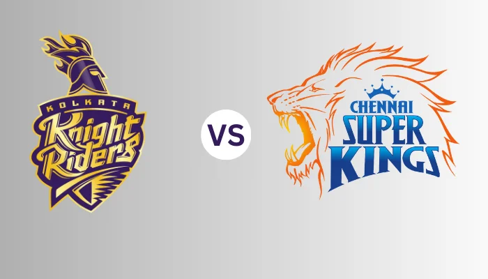 Kolkata Knight Riders vs Chennai Super Kings Timeline