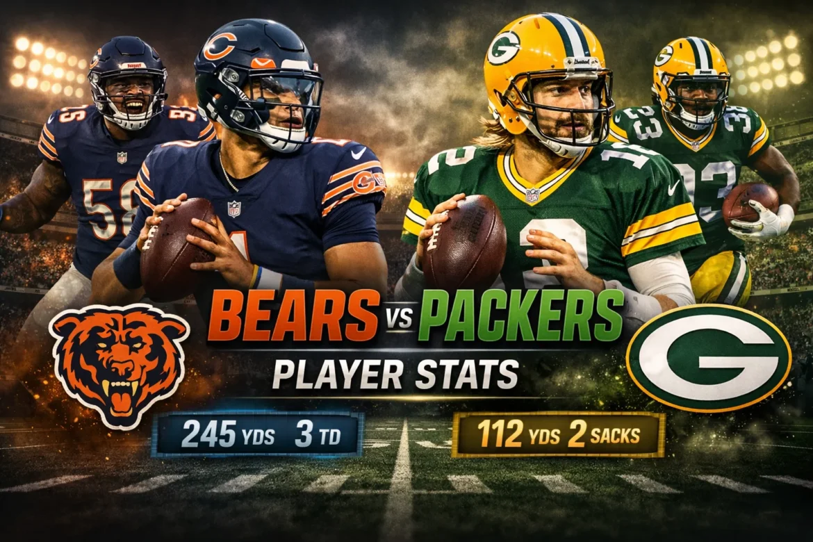 Chicago Bears vs Green Bay Packers Match Player Stats
