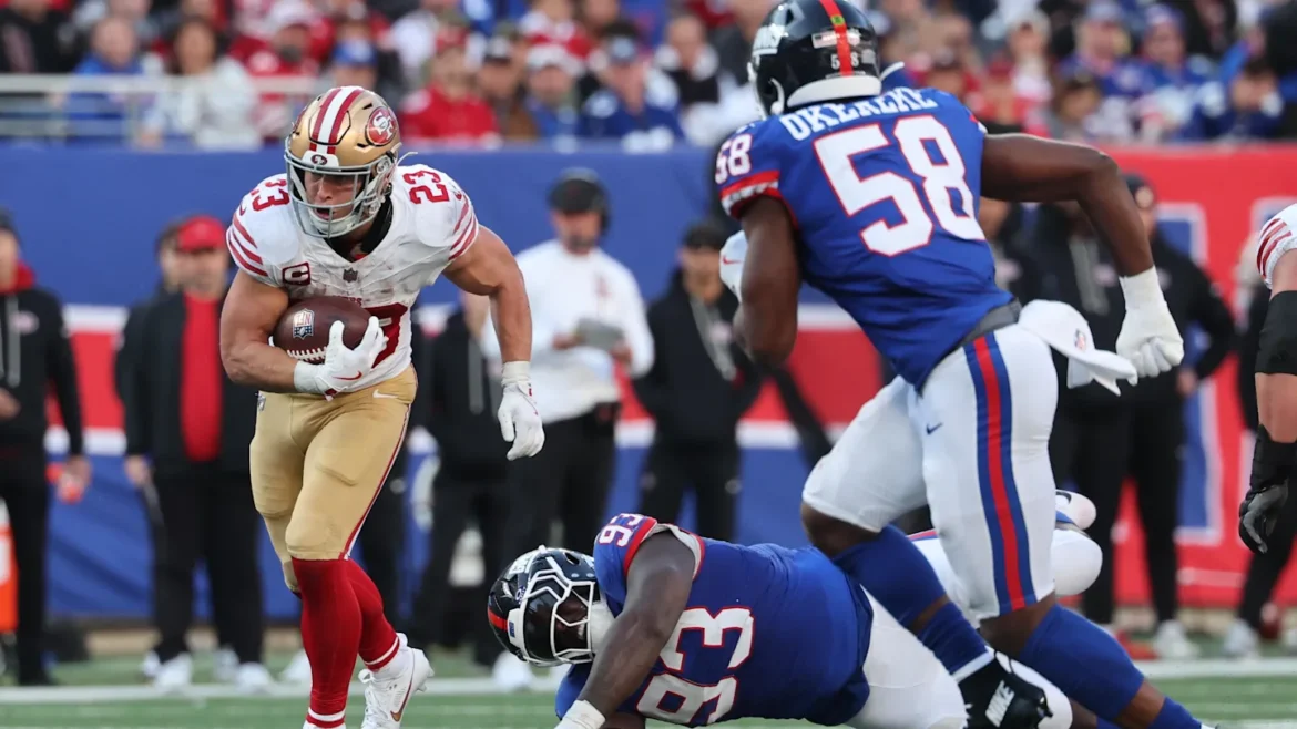49ers vs New York Giants Match Player Stats