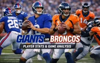 New York Giants vs Denver Broncos Match Player Stats