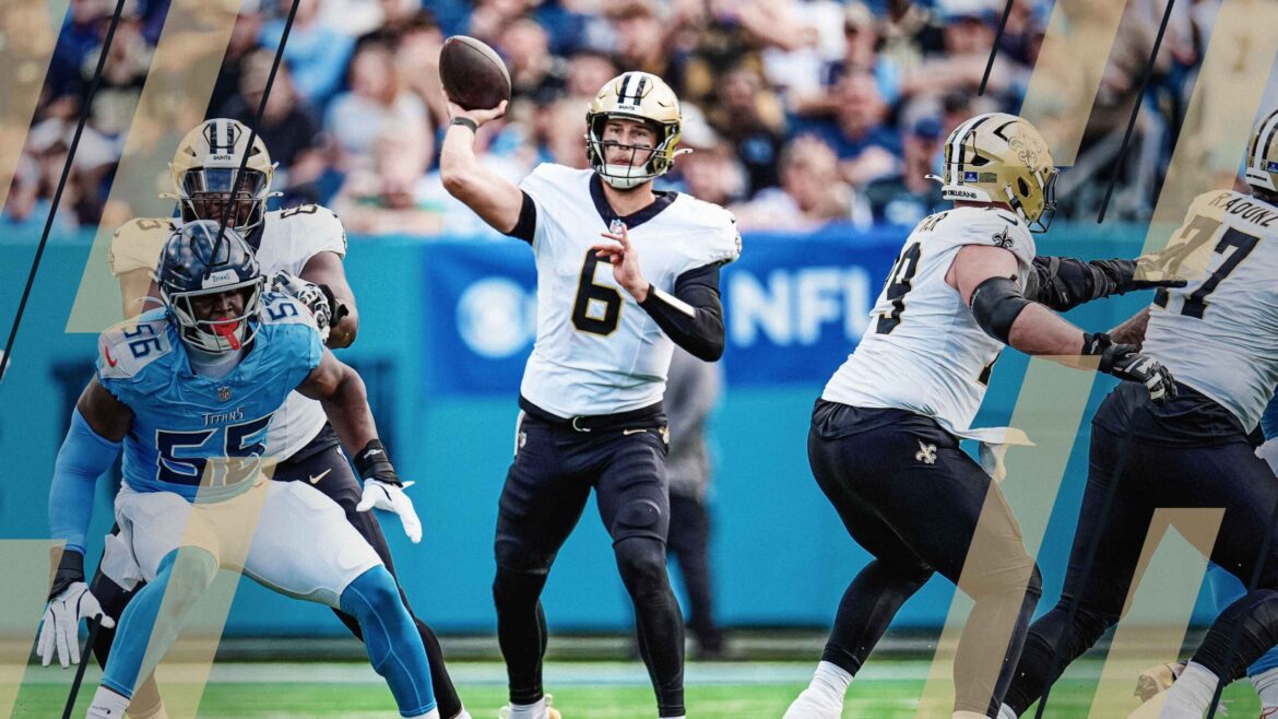 New Orleans Saints vs Tennessee Titans Match Player Stats