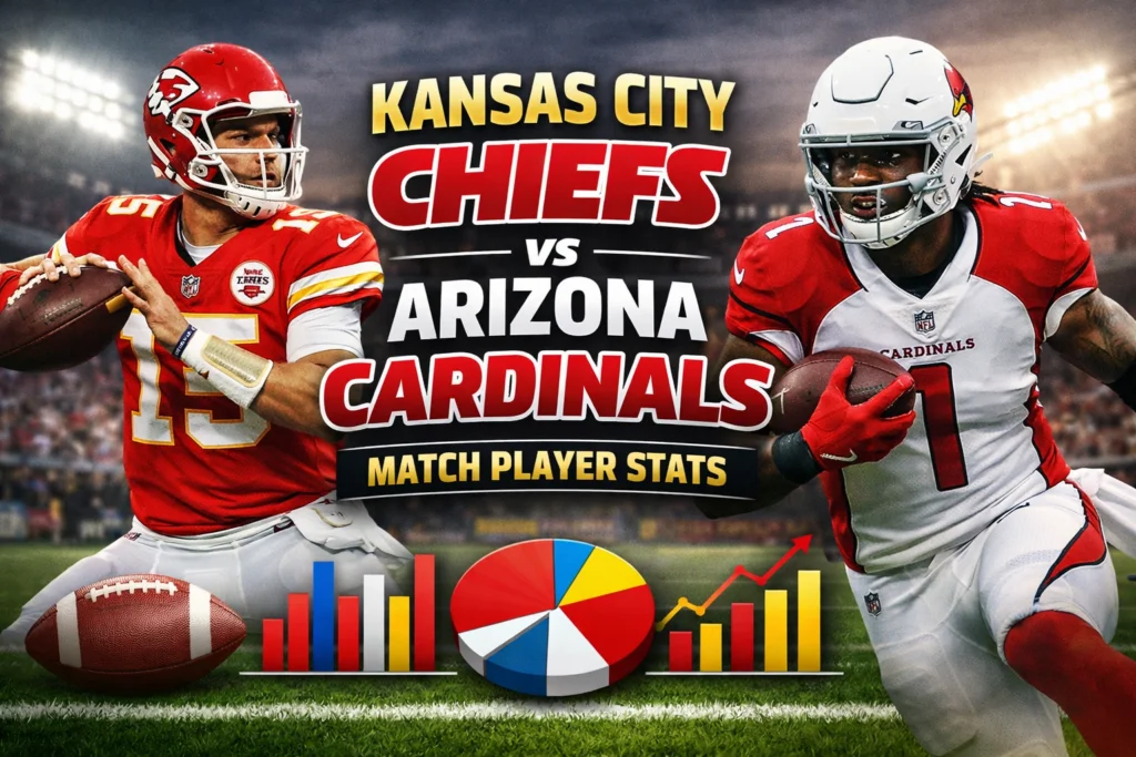 Kansas City Chiefs vs Arizona Cardinals Match Player Stats
