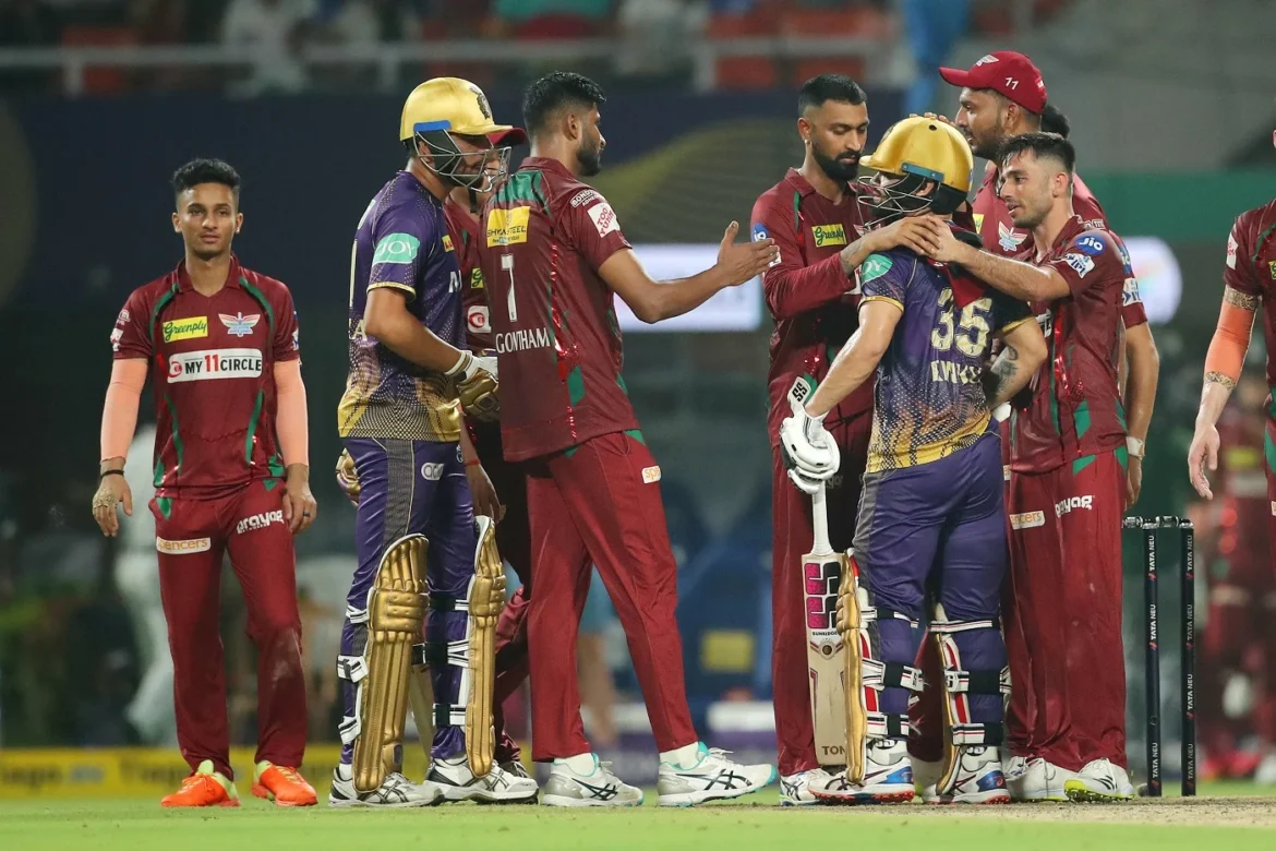 Kolkata Knight Riders vs Lucknow Super Giants Match Scorecard
