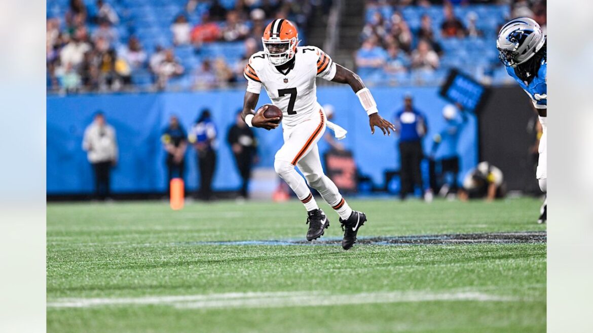 Cleveland Browns vs Carolina Panthers Match Player Stats