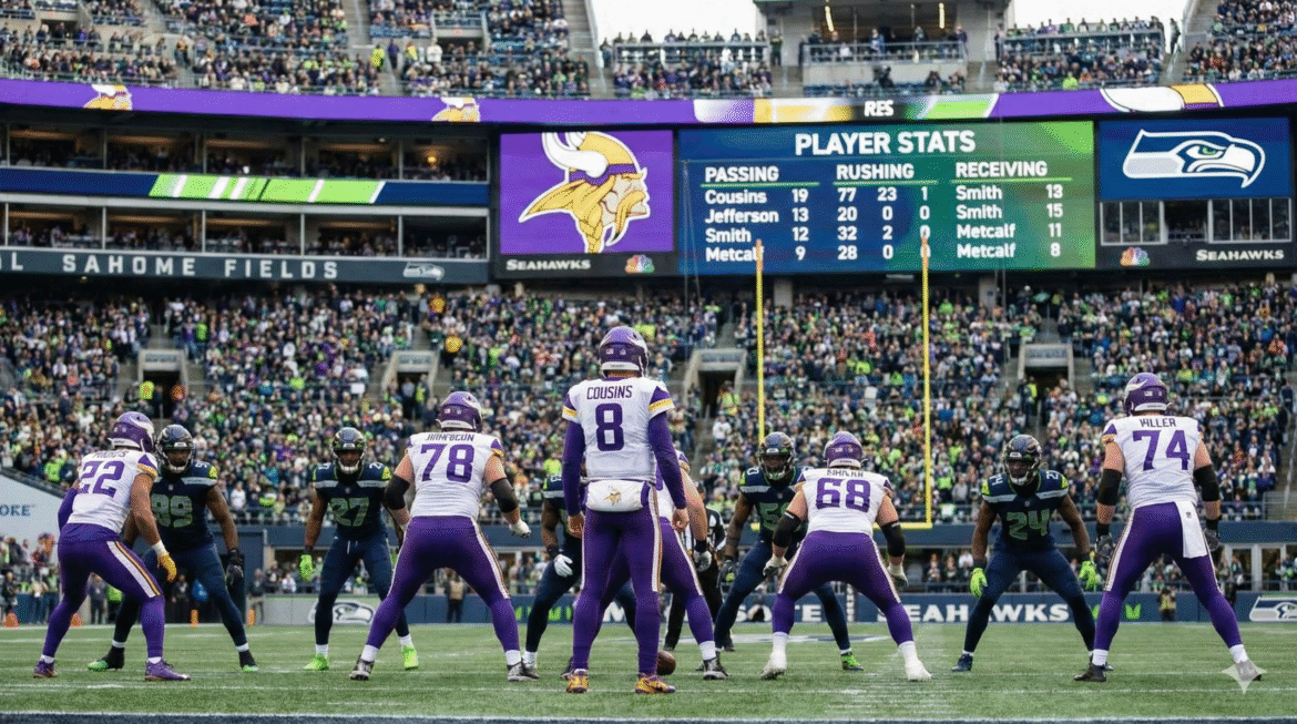 Minnesota Vikings vs Seahawks Match Player Stats